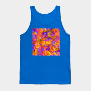 Bubble Abstract Yellow Pink Blue Tank Top